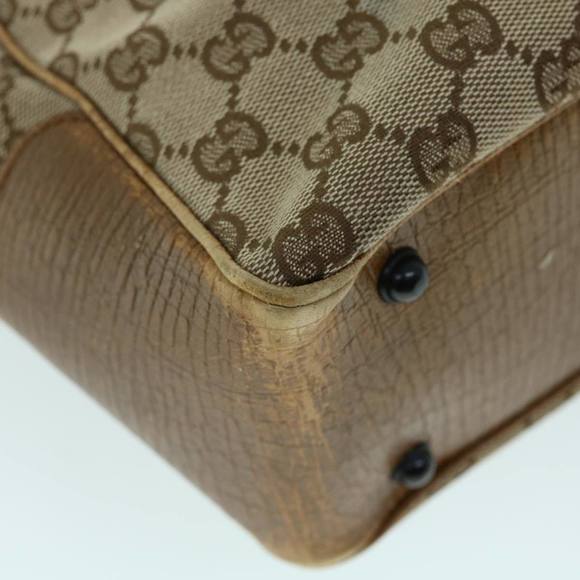 GUCCI GG Canvas Bamboo Hand Bag Beige 112530 Auth yk8569 - Picture 16 of 16